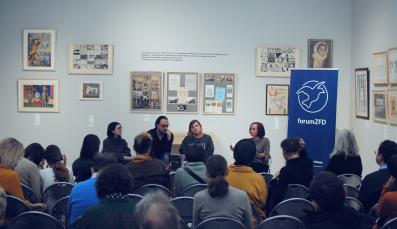 Public discussion about modern art and Ukrainian identity in the Museum of Odesa Modern Art