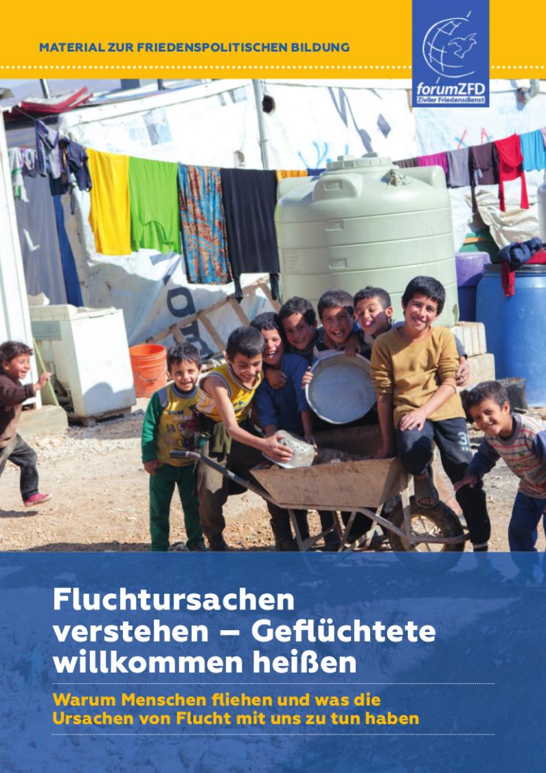 Cover des Bildungshefts "Fluchtursachen verstehen"