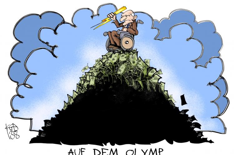 Schäuble auf dem Olymp