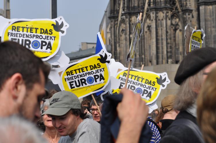 Demonstration Ein Europa für alle