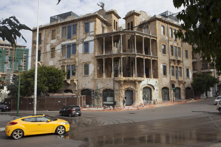 Destroyed Building in Beirut