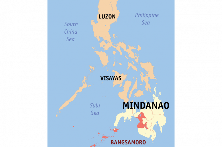 Bangsamoro Mindanao Philippinen Karte