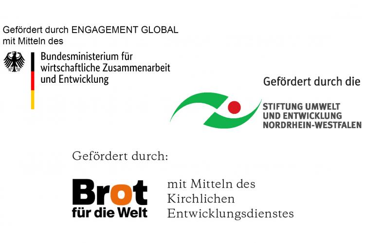 Logos Engagement Global, Stitung Umwelt und Entwicklung NRW und Brot für die Welt