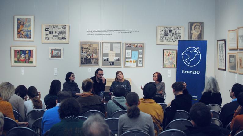 Public discussion about modern art and Ukrainian identity in the Museum of Odesa Modern Art