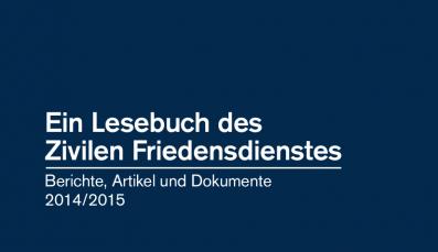 Cover des Lesebuches des ZFD 2014/2015