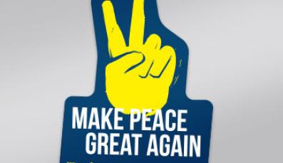 Aufkleber "Make Peace Great Again!"